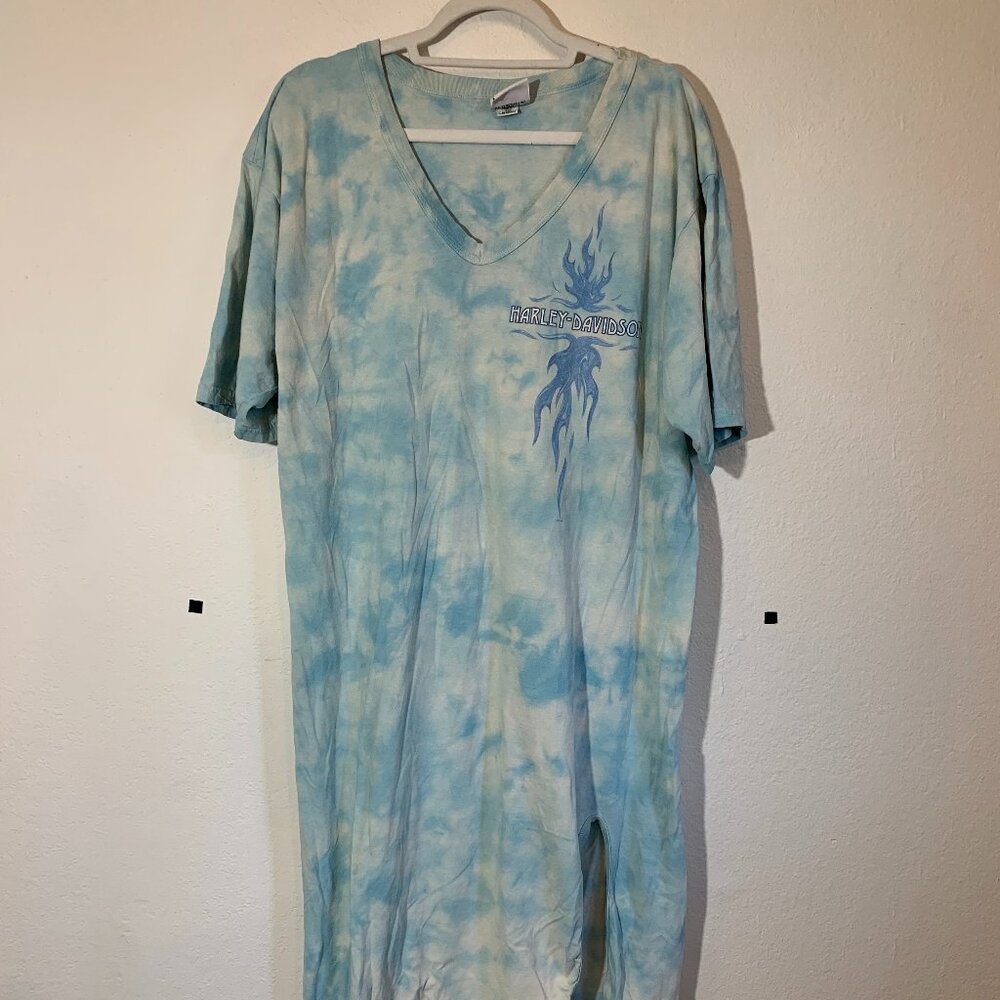 Harley Davidson Tie Dye Night Gown